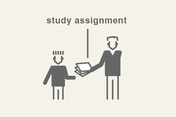 課題の指示は生徒の学習管理