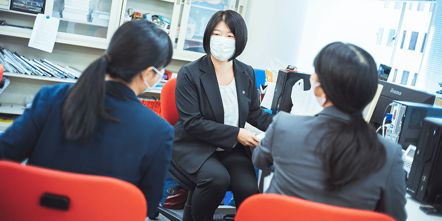 増えている女性社員